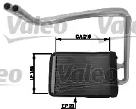Радиатор печки VALEO 812445