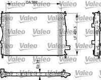 Радиатор системы охлаждения двигателя VALEO 735380