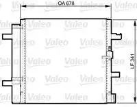 Радиатор кондиционера (конденсатор) VALEO 814370