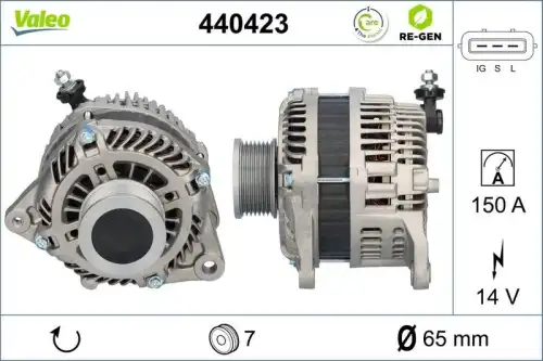 Генератор VALEO 440423