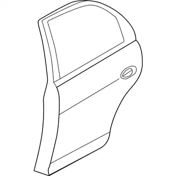 дверь задн.лев/door-assy rr.lh 0K2NA73020 MOBIS