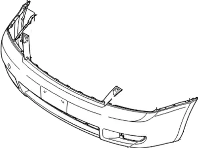 Бампер (замена 86511-4D501) 865114D500 MOBIS
