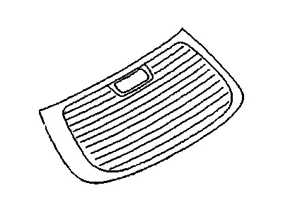 Стекло заднее/ 96424031 CHEVROLET