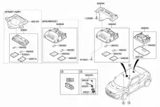  ФОНАРЬ САЛОНА 928001R0008M MOBIS