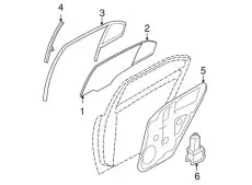 834713K001AS Стеклоподъемник HYUNDAI/KIA MOBIS