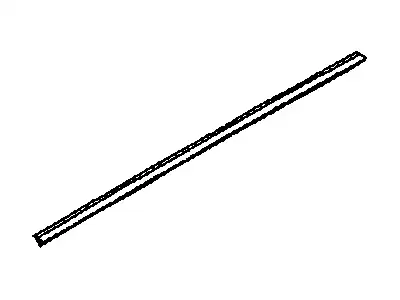 Уплотнитель стекла двери левый/ 96537414 CHEVROLET