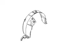 Подкрылок MOBIS 868112F500