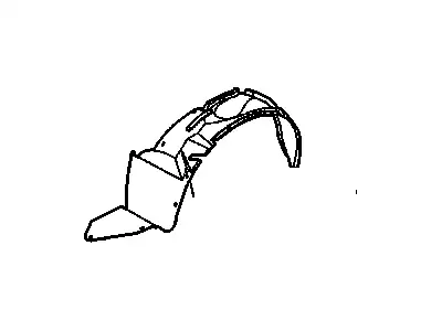 Подкрылок CHEVROLET 96808315