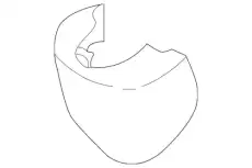 кожух зеркала двери / cover-rear view o/ 876082C050 MOBIS