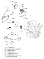  БОЛТ М12/BOLT-FLANGE 1140410756K MOBIS