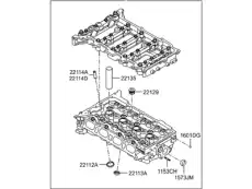 ГОЛОВКА БЛОКА ЦИЛИНДРОВ 5D0452EU00 HYUNDAI