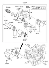 Стартер HYUNDAI / KIA 361003C170