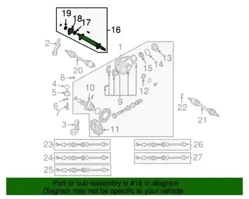 Подвесной подшипник 532703E600 HYUNDAI