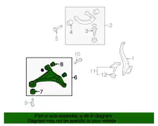 Рычаг подвески HYUNDAI / KIA 545013L100