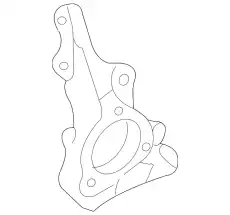 Кулак левый 517154D000 HYUNDAI