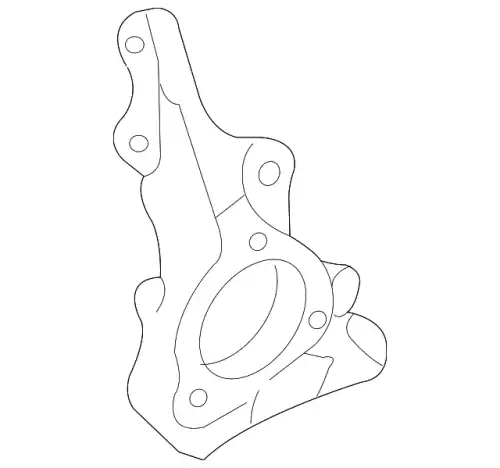 Кулак левый 517154D000 HYUNDAI
