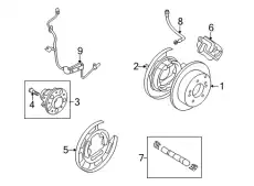 тормозной суппорт 582302H500 HYUNDAI