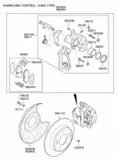 Тормозные колодки дисковые HYUNDAI / KIA 58302A5B30