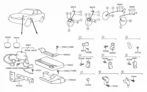 Датчик ABS HYUNDAI / KIA 9567534502