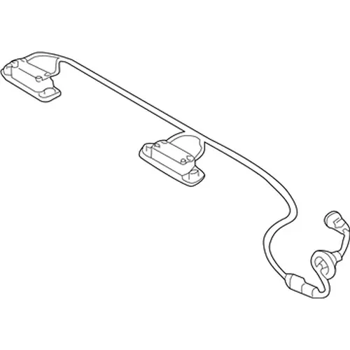 Фонарь номерного знака 925013F500 HYUNDAI