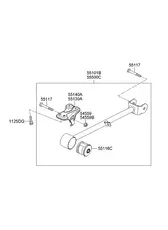Рычаг подвески HYUNDAI / KIA 551012F001