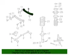 Рычаг подвески HYUNDAI / KIA 5521025103