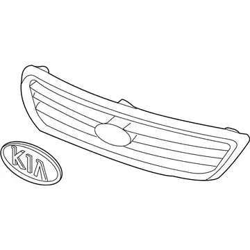 Решетка радиатора KIA 863502G500