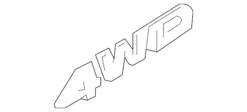 EMBLEM-4WD 863151F000 KIA