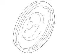 Шкив помпы 252212X000 MB3C715131 KIA