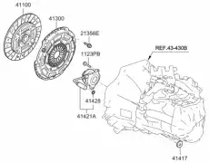  БОЛТ М5 1123508206P KIA