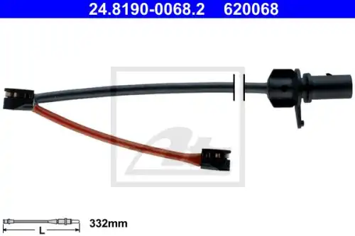 Датчик тормозных колодок ATE 24.8190-0068.2