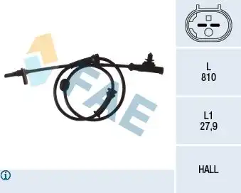 Датчик ABS FAE 78079