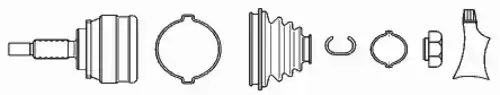 ШРУС наружный GKN 304823