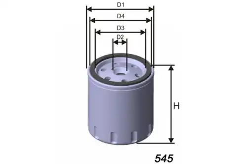 Фильтр масляный MISFAT Z445