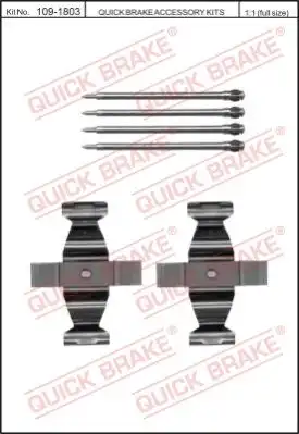 РЕМКОМП-ТЫ ТОРМОЗА МЕТ. QUICK BRAKE 109-1803