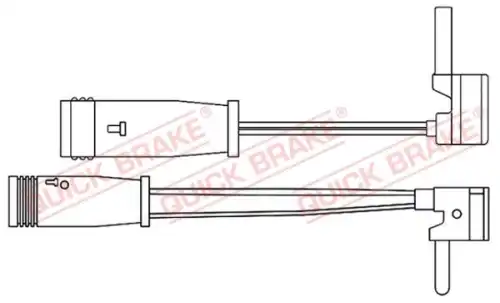 Датчик тормозных колодок QUICK BRAKE WS0214A