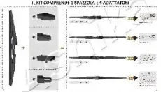 Щетка стеклоочистителя SA-X40R ASHIKA 400/16'' мм/"