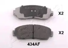Тормозные колодки дисковые ASHIKA 50-04-434