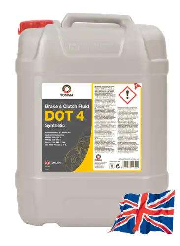Тормозная жидкость COMMA BF420L DOT 4 20 л