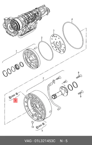 ВИНТ 01L321453C VAG
