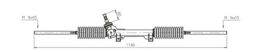 Рулевая рейка GENERAL RICAMBI CI4031