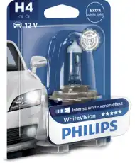 Автолампа галогенная P43t-38 PHILIPS 12342WHVB1 H4 12