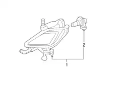 Фара противотуманная HYUNDAI / KIA 922013X020