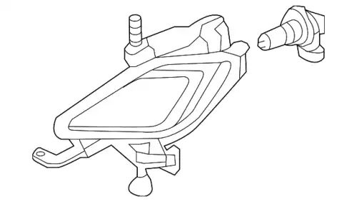 Фара противотуманная HYUNDAI / KIA 922023X020