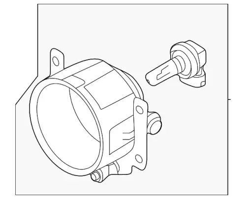 Фара противотуманная MITSUBISHI 8321A466