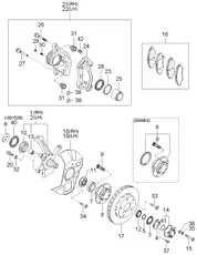 HYUNDAI УПЛОТНИТЕЛЬНОЕ КОЛЬЦО СТУПИЦЫ КОЛЕСА 0K08133065A
