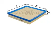 Фильтр воздушный GOODWILL AG 195