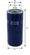 Фильтр масляный GOODWILL OG 1032 DAF, RVI