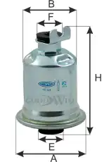Топливный фильтр GOODWILL FG526