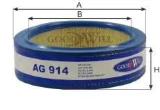 Фильтр воздушный GOODWILL AG 914